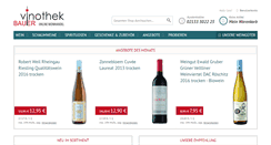 Desktop Screenshot of bauer-vinothek.de